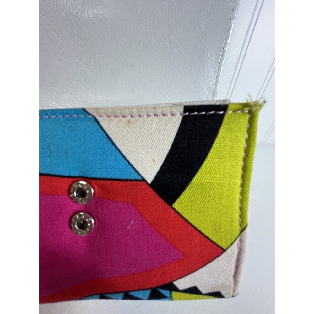 Funky Abstract Tri-Fold Wallet.‎ Fun Geometric Pattern - Picture 10 of 10
